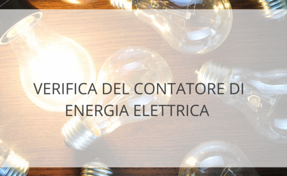 verifica contatore energia