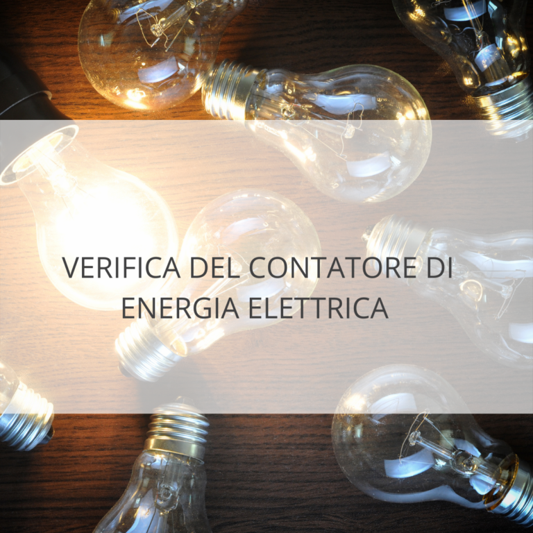 verifica contatore energia