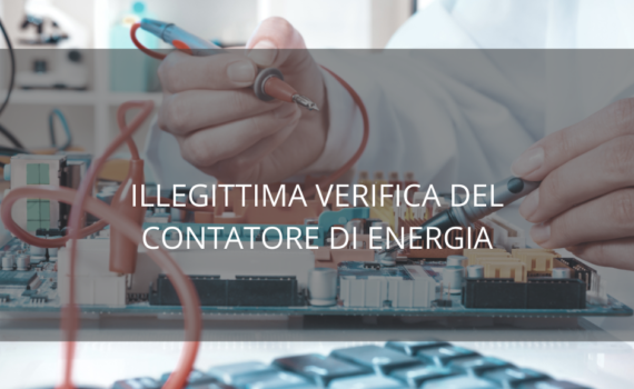 Verifica contatore manomesso