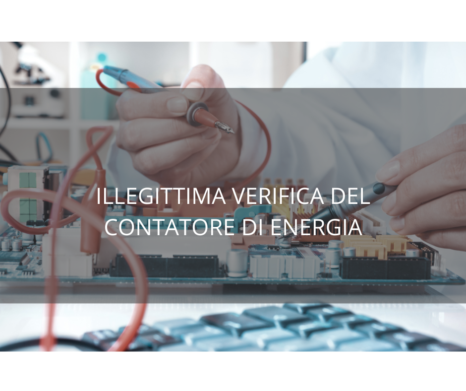 Verifica contatore manomesso